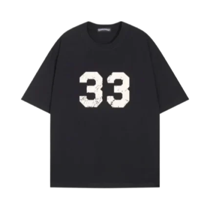 33 Chrome Hearts Logo Black T-Shirt