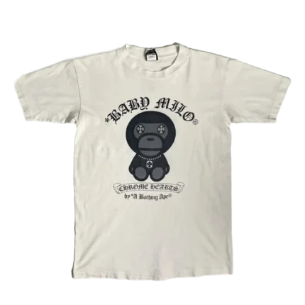 Bape x Chrome Hearts Baby Milo Tee