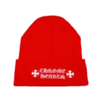 Chrome Hearts Embroidery Red Beanie