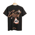 Caution Chrome Hearts Black T Shirt