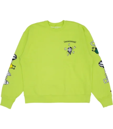 Green Chrome Hearts Matty Boy Sweatshirt