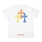 White Chrome Hearts Triple Cross T-Shirt​