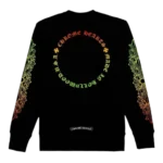 Chrome Hearts Gradient Flower Pattern Sweatshirt