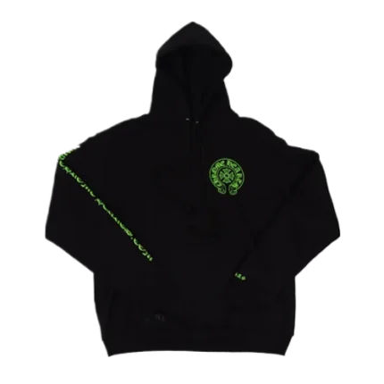 Black And Green Chrome Hearts Hoodie