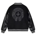 Chrome Hearts Horse Shoe Embroidery Patch Varsity Jacket