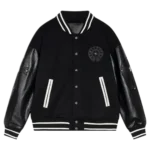 Chrome Hearts Horseshoe Embroidery Patch Varsity Jacket