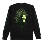 Chrome Hearts Multi Green Cemetry Cross Limited Edition Sweatshirt