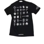 Black Chrome Hearts Multiple Logo T Shirt