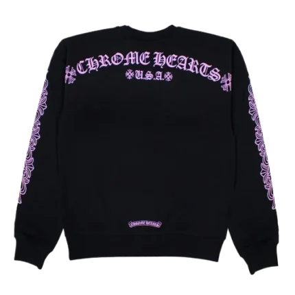 Chrome Hearts Pink PPO Crewneck Sweatshirt