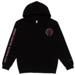 Pink Horseshoe Logo Chrome Hearts Hollywood Hoodie​