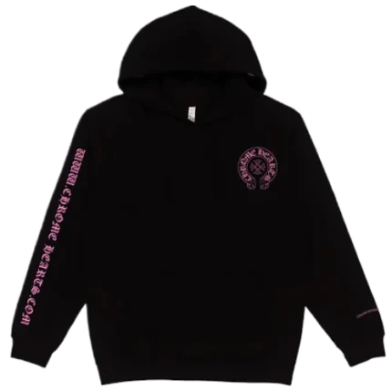 Pink Horseshoe Logo Chrome Hearts Hollywood Hoodie​