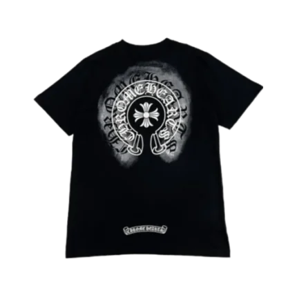 3D Chrome Hearts Horseshoe Logo T-Shirt