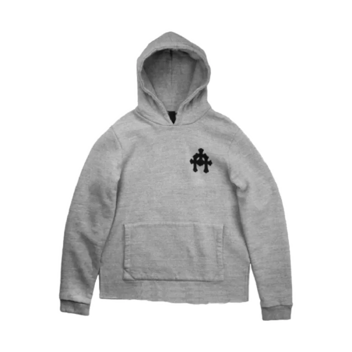 Chrome Hearts Patch Work Grey Hoodie