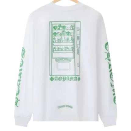 Chrome Hearts Aoyama Green Logo Long Sleeve T-Shirt