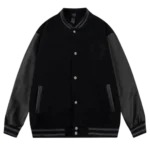 Chrome Hearts Black Varsity Wool Jacket