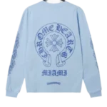 Chrome Hearts Blue Miami Long Sleeve T-Shirt