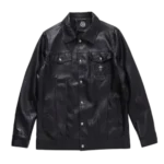 Cross leather Jacket 925 Silver | Chrome Hearts