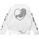 Chrome Hearts Deadly Doll Vine Heart Logo Sweatshirt