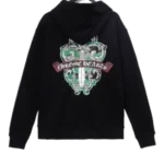 Green Sword Sanskrit Zip Up Chrome Hearts Hoodie