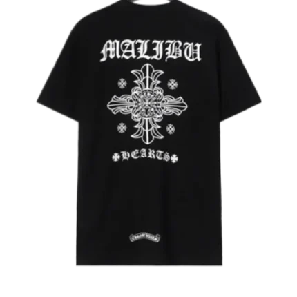 Chrome Hearts Logo Maliba Hearts Tee Black