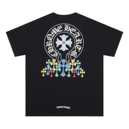 Chrome Hearts Multi Cross Logo T Shirt