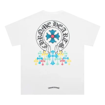 Chrome Hearts Multi Cross Logo T Shirt