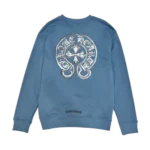 Chrome Hearts Malibu Cross Blue Sweater