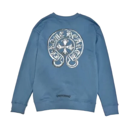 Chrome Hearts Malibu Cross Blue Sweater