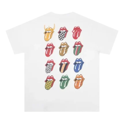 White Chrome Hearts Multiple X Rolling Stone T Shirt