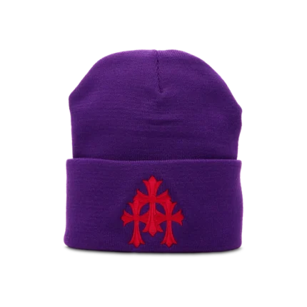 Chrome Hearts Red Embroidery Cross Hat