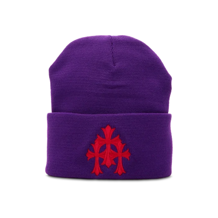 Chrome Hearts Red Embroidery Cross Hat