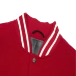 Red Wool Varsity Jacket | Chrome Hearts