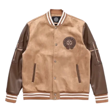 Wool Varsity Brown Jacket