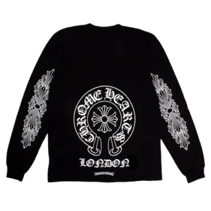 Exclusive LS Pocket Chrome Hearts London Long Sleeve T-Shirt