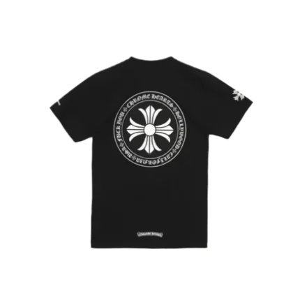 Black T Shirt Chrome Hearts Hollywood Logo