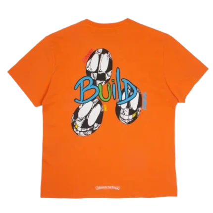 Chrome Hearts Matty Boy Link and Build Orange T Shirt