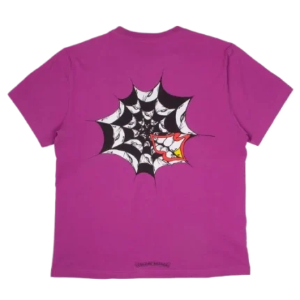 Purple Chrome Hearts Shirt Matty Boy Spider Web