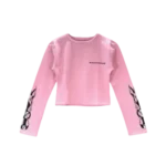 Matty Boy Limited Pink Chrome Hearts Long Sleeve​ Top