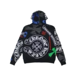 Chrome Hearts Multicolor Logo Stencil Pullover Hoodie