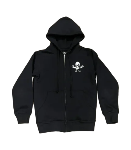 Foti Skeleton Chrome Hearts zip Hoodie