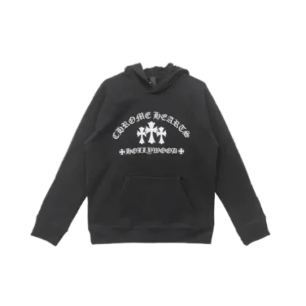 Embroidered Chrome Hearts Hollywood Hoodie