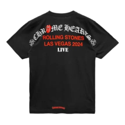 Chrome Hearts Rolling Stones Las Vegas 2024 Live Tee