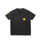 Yellow Script Dagger Logo Short Sleeve Tee