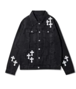 Chrome Hearts White Cross Patch Denim Jacket