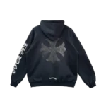 Chrome Hearts Cross Leather Patch Hoodie