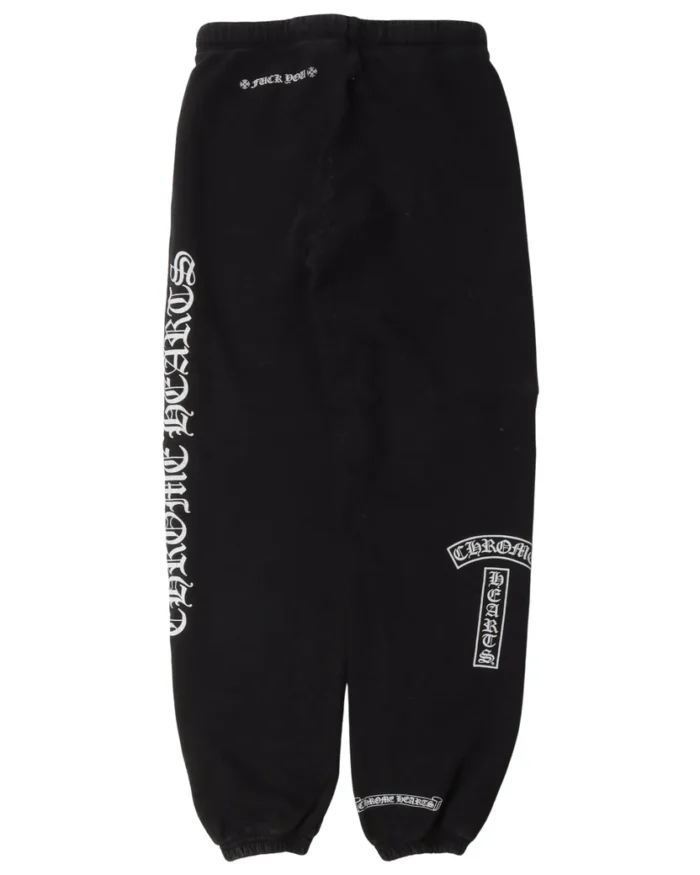 Fuck You Chrome Hearts Logo Sweatpants