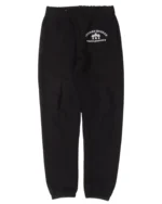 Embroidered Cemetery Cross Sweatpants Black