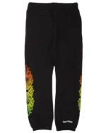 Floral Gradient Chrome Hearts Sweatpants Black