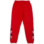 Red Chrome Hearts Sweatpants Matty Boy Flame