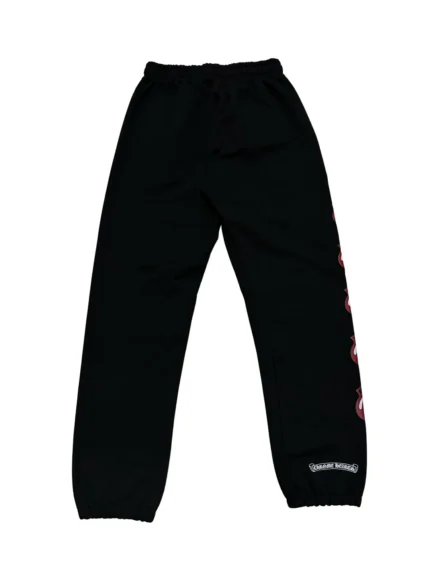 Rolling Stones Chrome Hearts Sweatpants Black